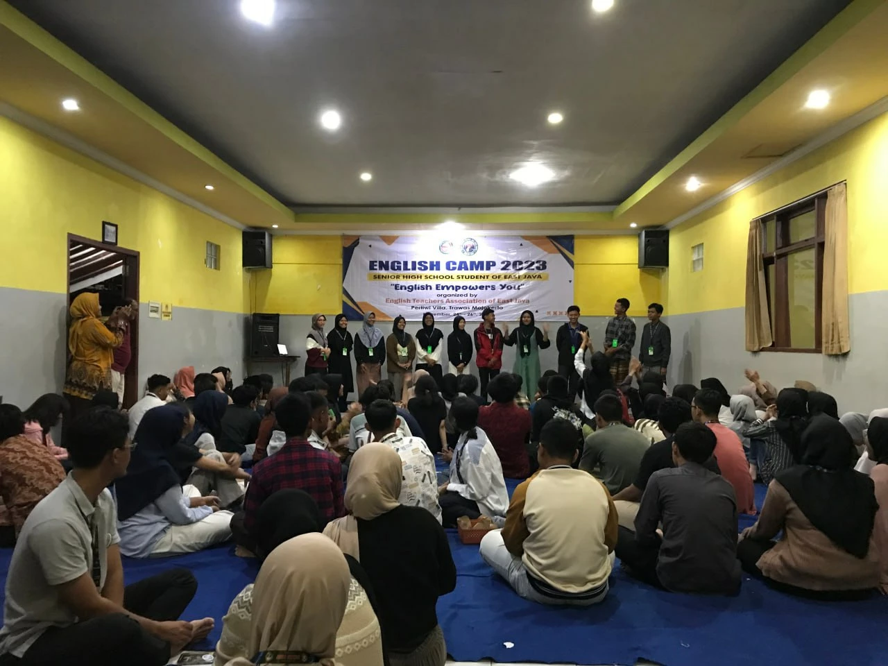 SMA Pomosda Tanjunganom Ikuti English Camp di Trawas Mojokerto